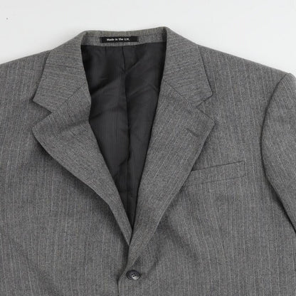 Mens UK Size 40 St Michael Regular Grey Suit Jacket