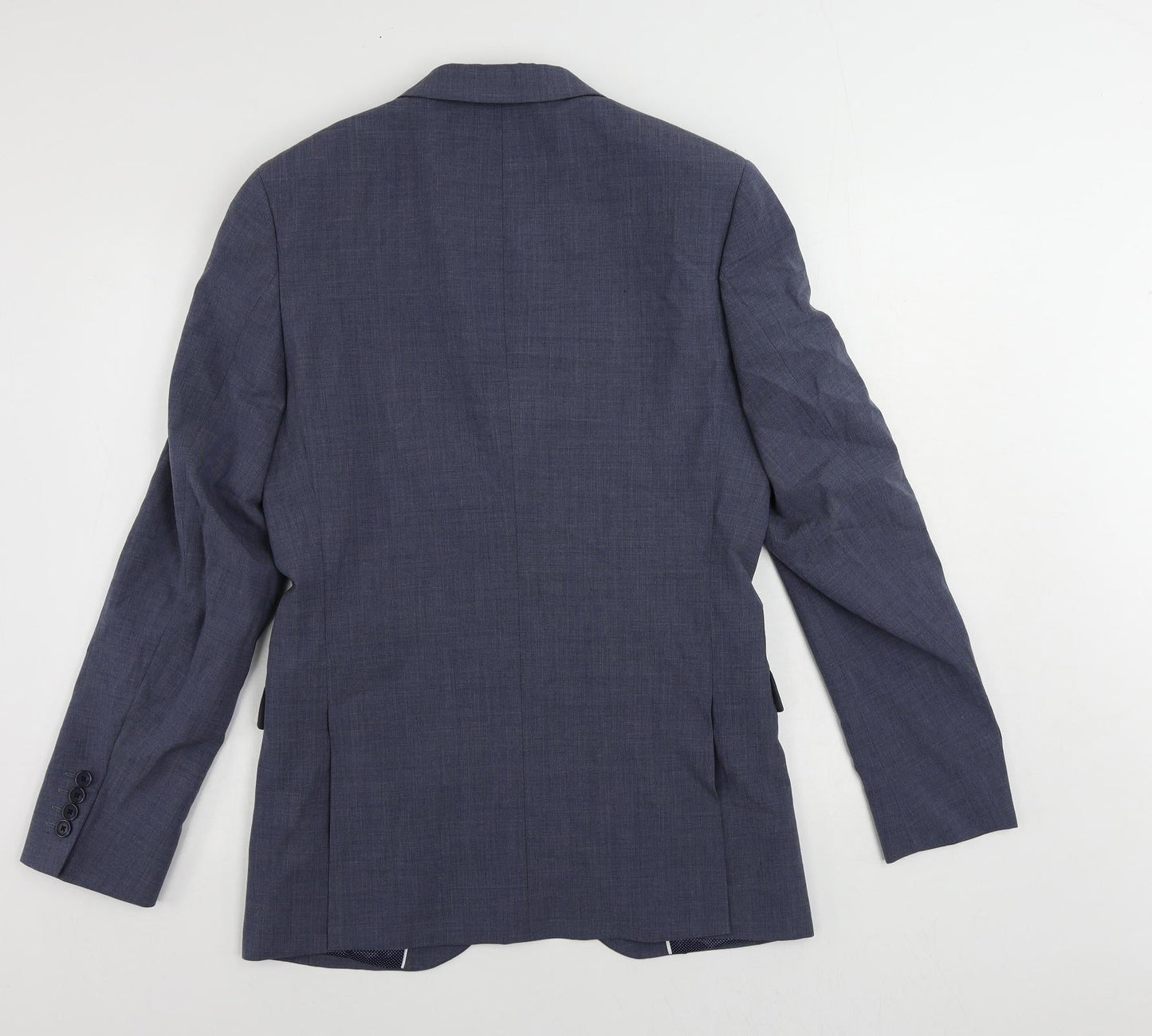 Mens UK Size 36 Marks and Spencer Regular Blue Suit Jacket
