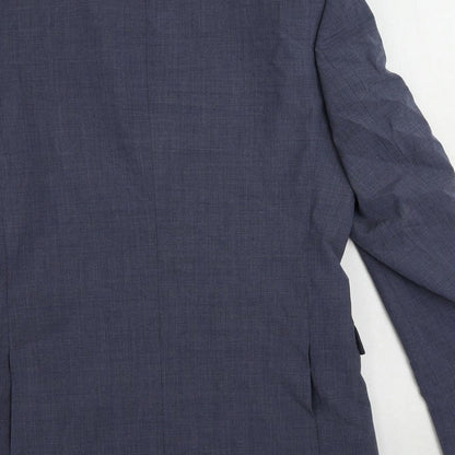 Mens UK Size 36 Marks and Spencer Regular Blue Suit Jacket