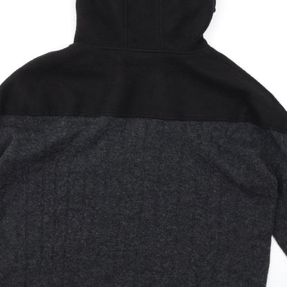 Louise Orop Womens Grey Acrylic Pullover Hoodie Size S Pullover