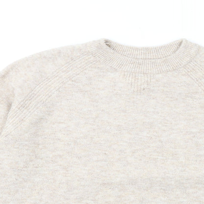 Womens UK Size S River Island Beige Pullover Jumper