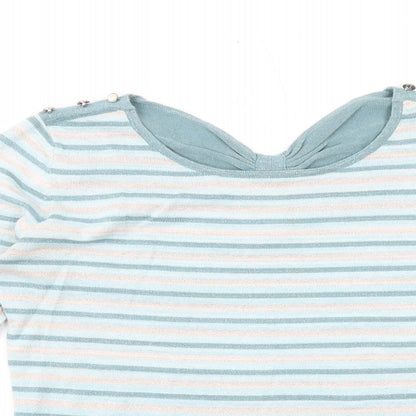 Womens UK Size 14 Yumi Blue Pullover Jumper