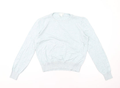 Womens UK Size M H&M Blue Pullover Jumper