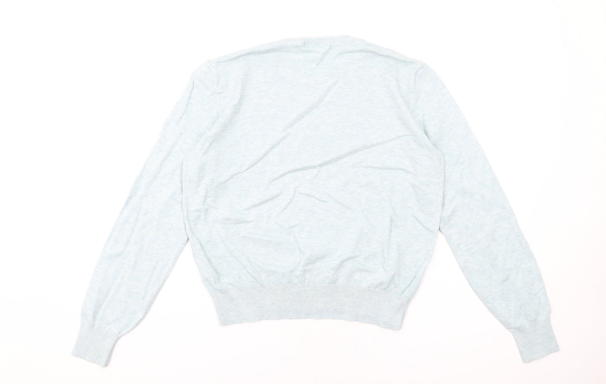 Womens UK Size M H&M Blue Pullover Jumper