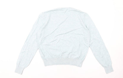 Womens UK Size M H&M Blue Pullover Jumper