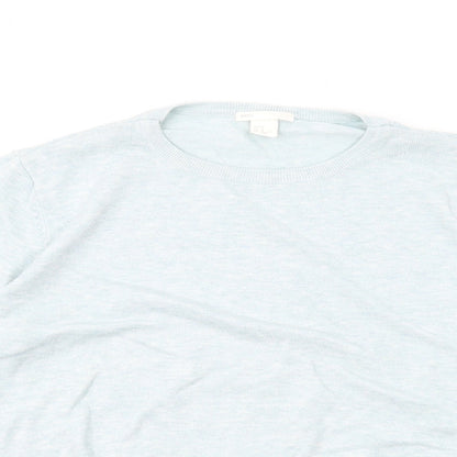 Womens UK Size M H&M Blue Pullover Jumper