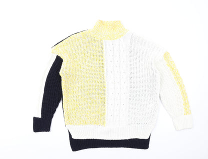 Womens UK Size M Marks and Spencer Multicoloured Pullover Jumper