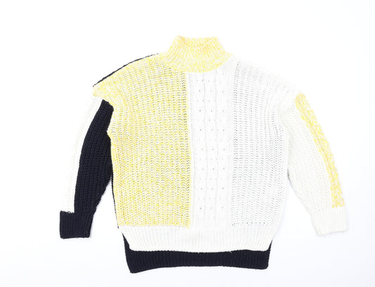 Womens UK Size M Marks and Spencer Multicoloured Pullover Jumper