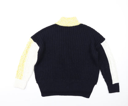 Womens UK Size M Marks and Spencer Multicoloured Pullover Jumper