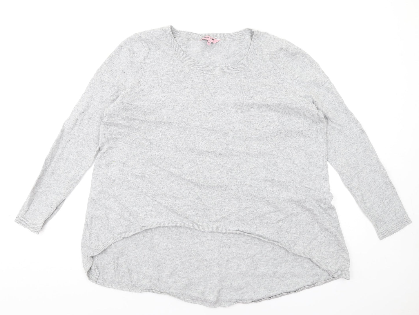 Womens UK Size 16 Phase Eight Grey Pullover Jumper