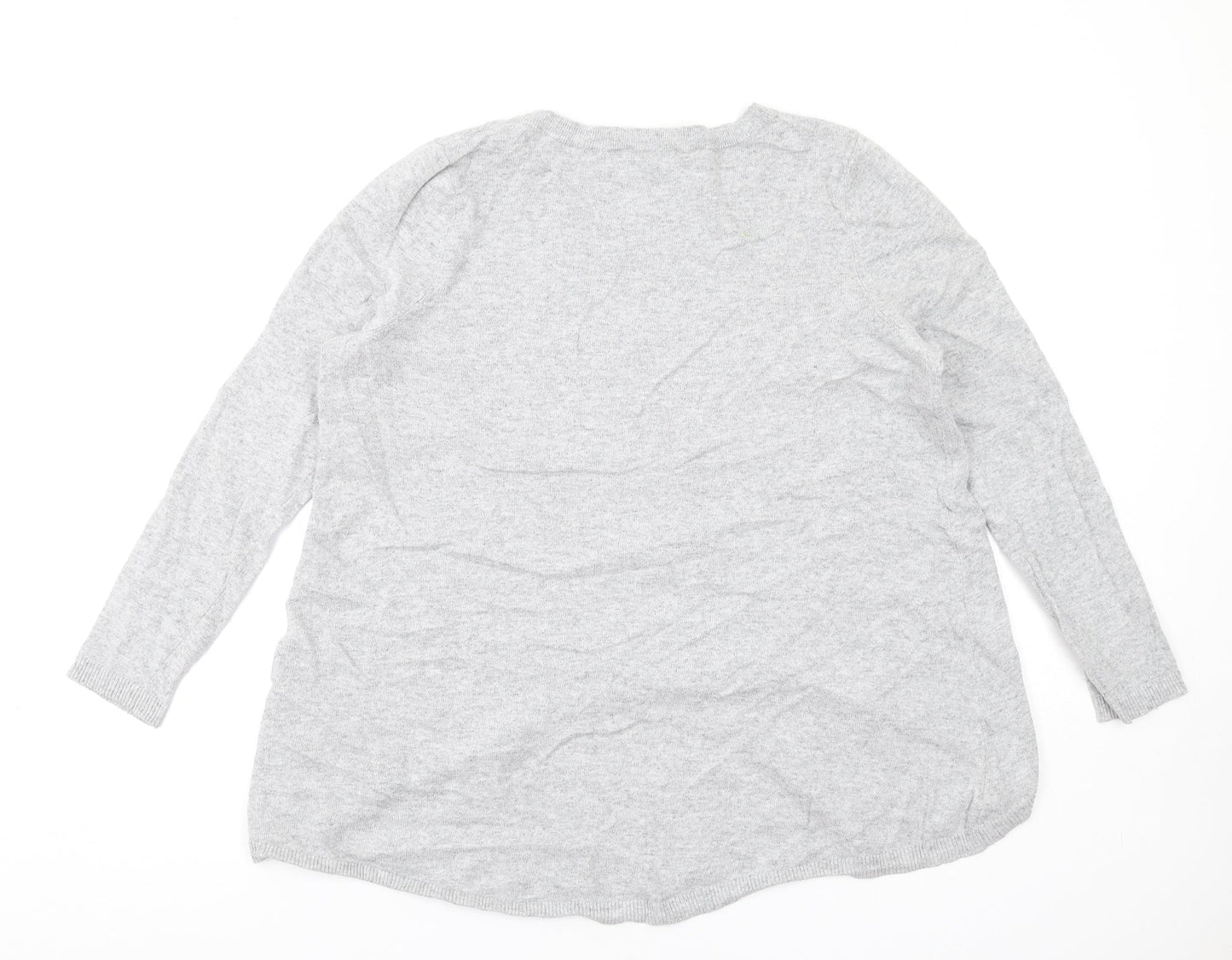 Womens UK Size 16 Phase Eight Grey Pullover Jumper