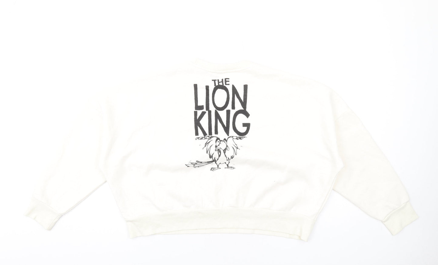 Womens UK Size M Disney Ivory Pullover Sweatshirt