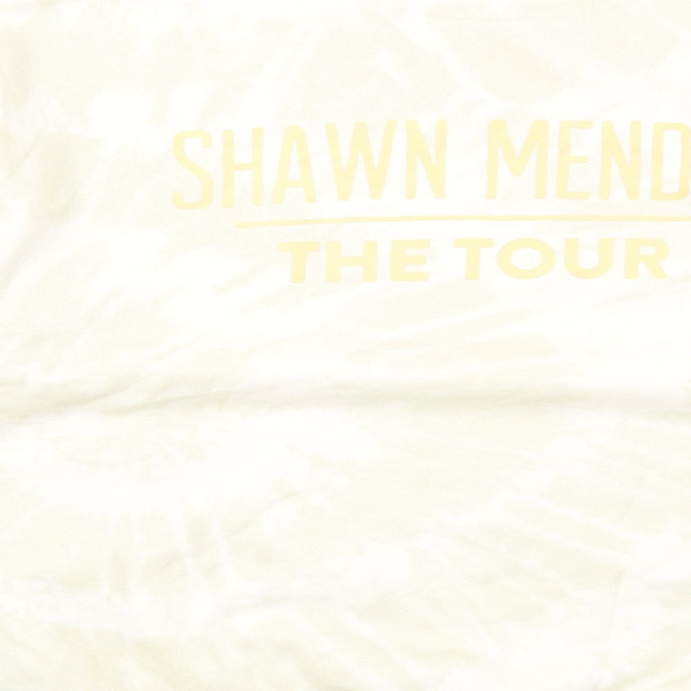 H&M Womens Beige Cotton Pullover Sweatshirt Size S Pullover - Shawn Mendes Tie Dye