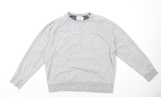 Mens UK Size XL Burton Grey Pullover Sweatshirt