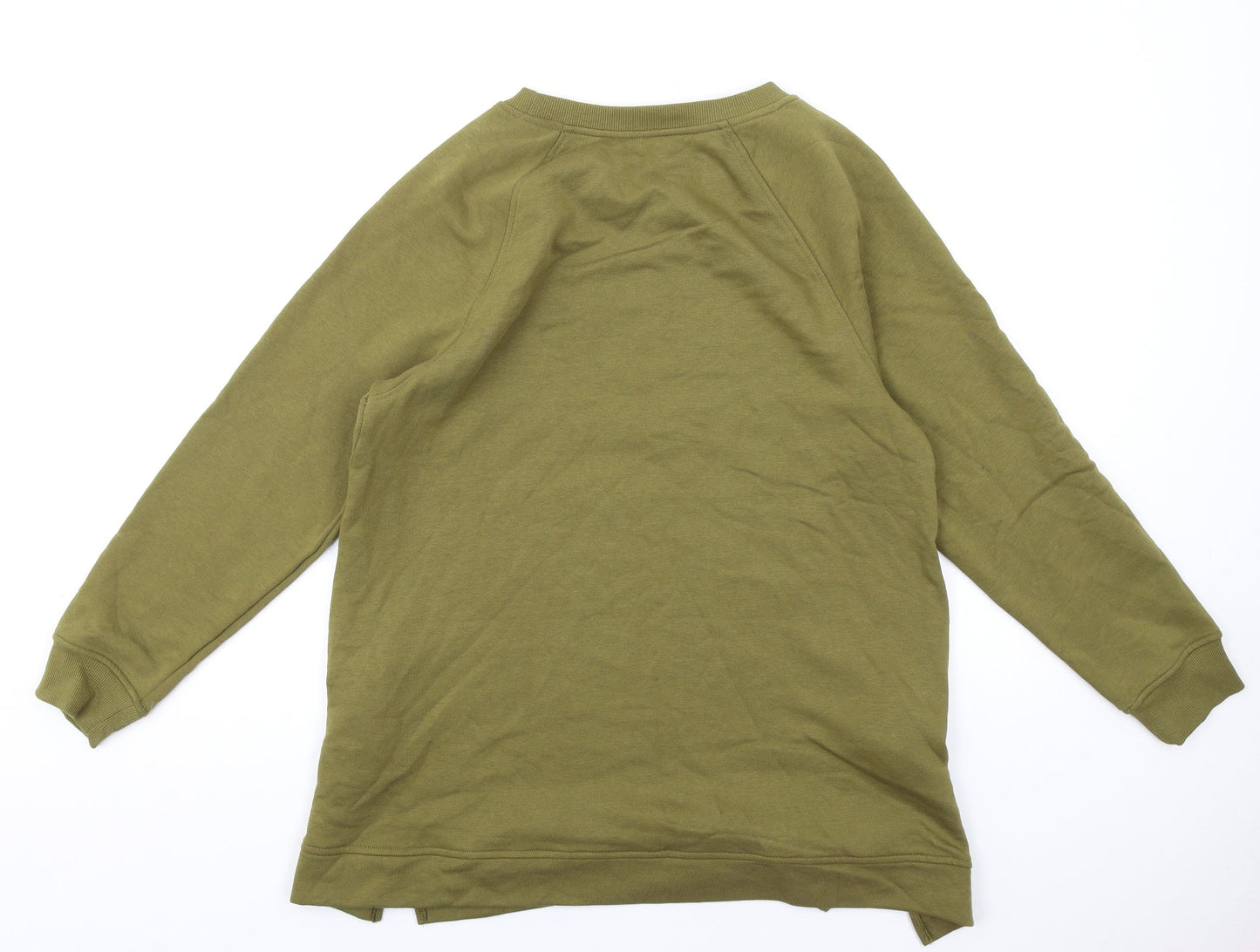 Womens UK Size 10 Marks and Spencer Green Pullover Sweatshirt