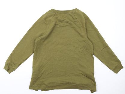 Womens UK Size 10 Marks and Spencer Green Pullover Sweatshirt