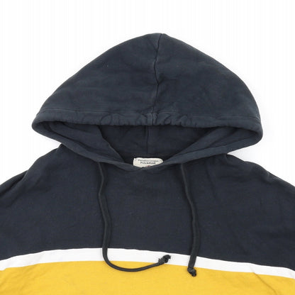 Womens UK Size M Pull&Bear Black Pullover Hoodie