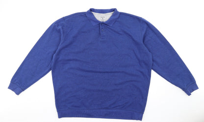 Mens UK Size 2XL EWM Blue Pullover Sweatshirt