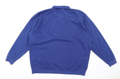 Mens UK Size 2XL EWM Blue Pullover Sweatshirt
