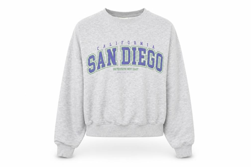 Womens UK Size S Pull&Bear Grey Pullover Sweatshirt