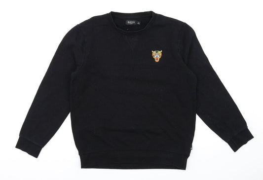 Mens UK Size M Burton Black Pullover Sweatshirt