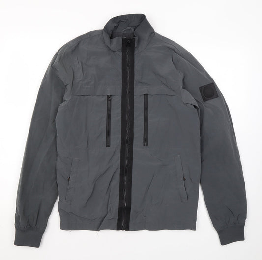 Mens UK Size XS Burton Grey Rain Coat