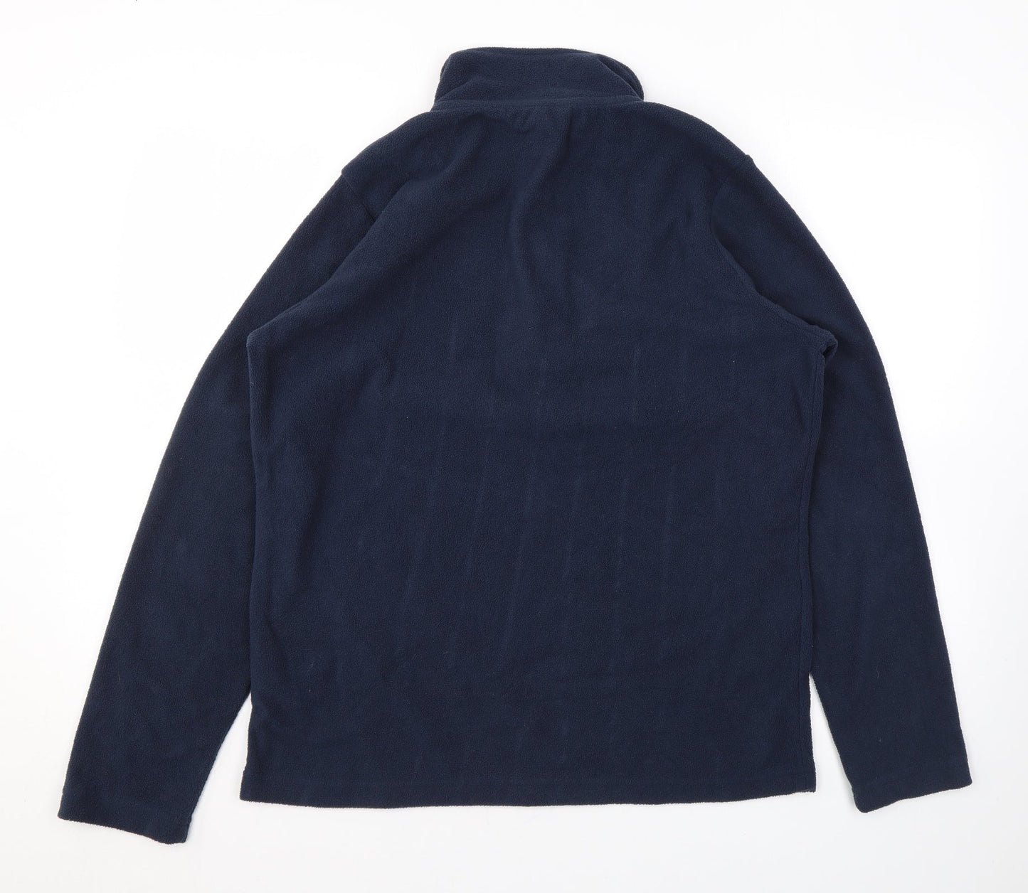 Ridge & Co Womens Blue Polyester Full Zip Sweatshirt Size 14 Zip