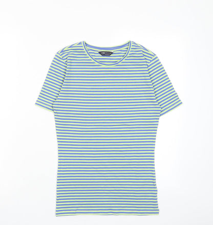 Womens UK Size 6 Marks and Spencer Green Basic T-Shirt