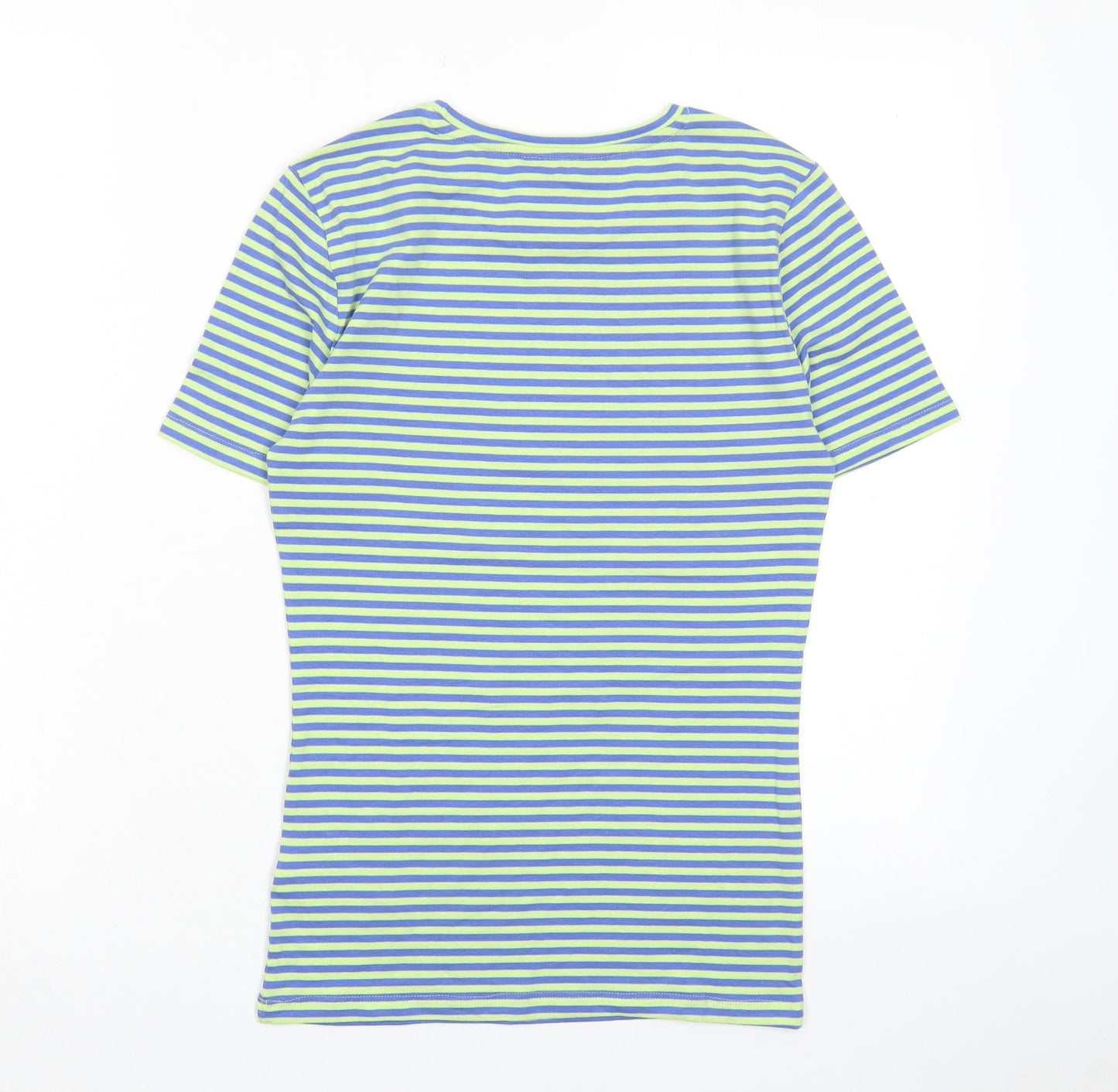 Womens UK Size 6 Marks and Spencer Green Basic T-Shirt