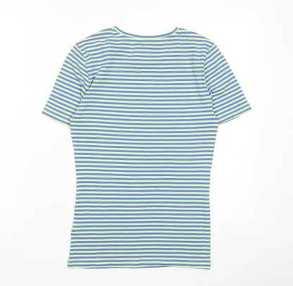 Womens UK Size 6 Marks and Spencer Green Basic T-Shirt