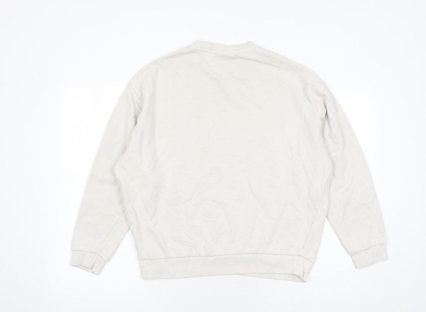 Womens UK Size S ASOS Beige Pullover Sweatshirt
