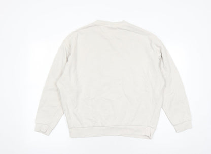 Womens UK Size S ASOS Beige Pullover Sweatshirt