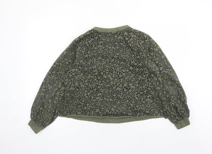 Womens UK Size S John Lewis Green Pullover Sweatshirt