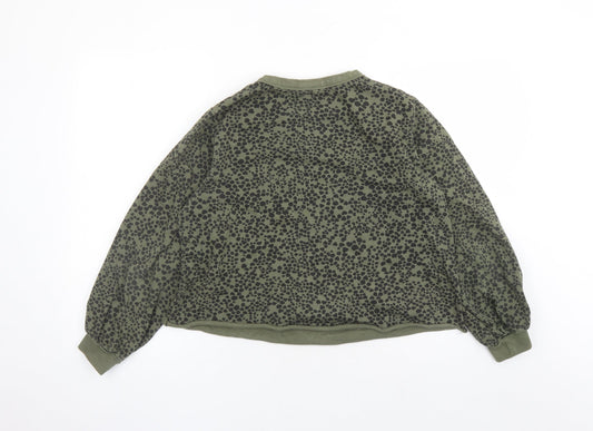 Womens UK Size S John Lewis Green Pullover Sweatshirt