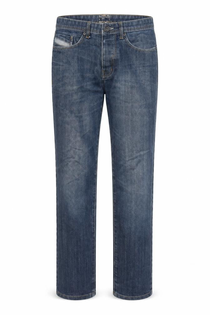 Mens UK Size 32 in Denim & Co. Regular Fit Straight Blue Jeans