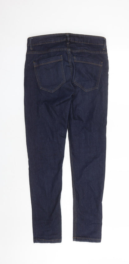 Denim & Co. Mens Blue Cotton Skinny Jeans Size 30 in L30 in Regular Button - Pockets