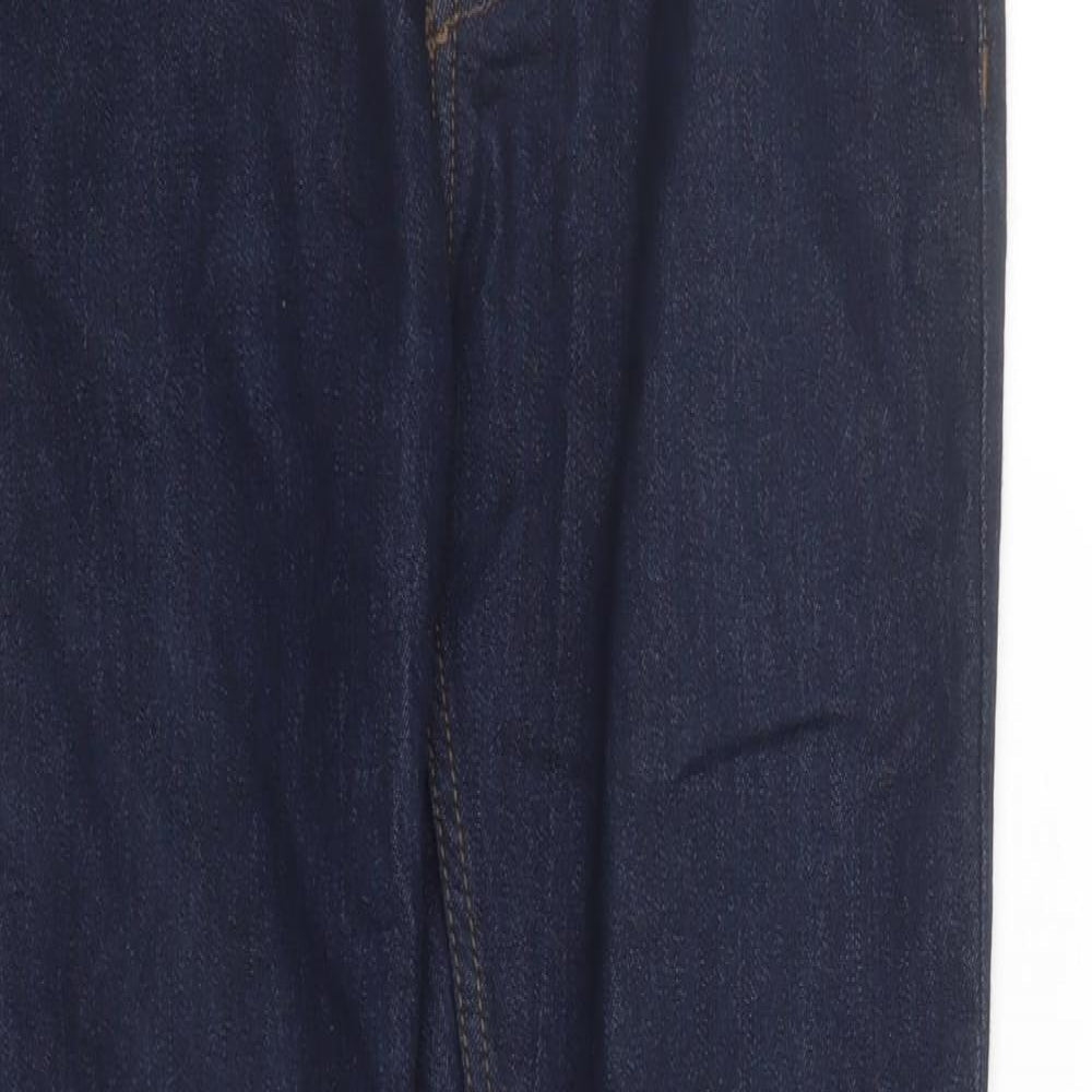 Denim & Co. Mens Blue Cotton Skinny Jeans Size 30 in L30 in Regular Button - Pockets