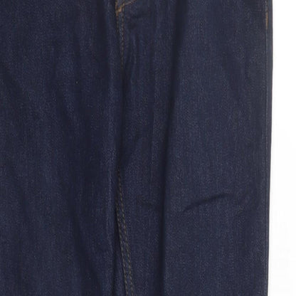 Denim & Co. Mens Blue Cotton Skinny Jeans Size 30 in L30 in Regular Button - Pockets