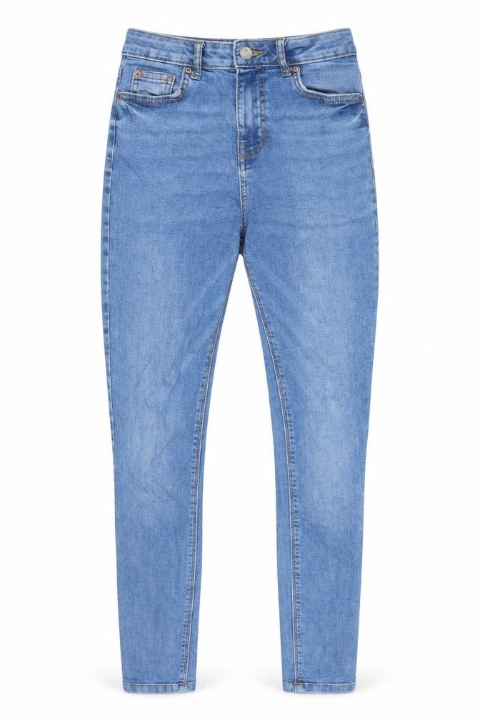 Womens UK Size 8 Denim & Co. Regular Fit Skinny Blue Jeans