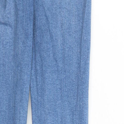 Denim & Co. Womens Blue Cotton Skinny Jeans Size 8 L29 in Regular Zip - Pockets