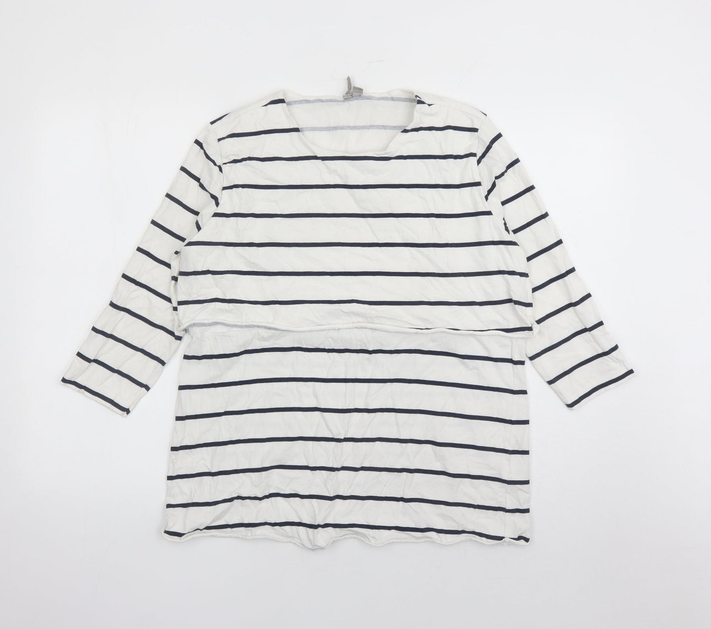 Womens UK Size 12 ASOS White Basic T-Shirt