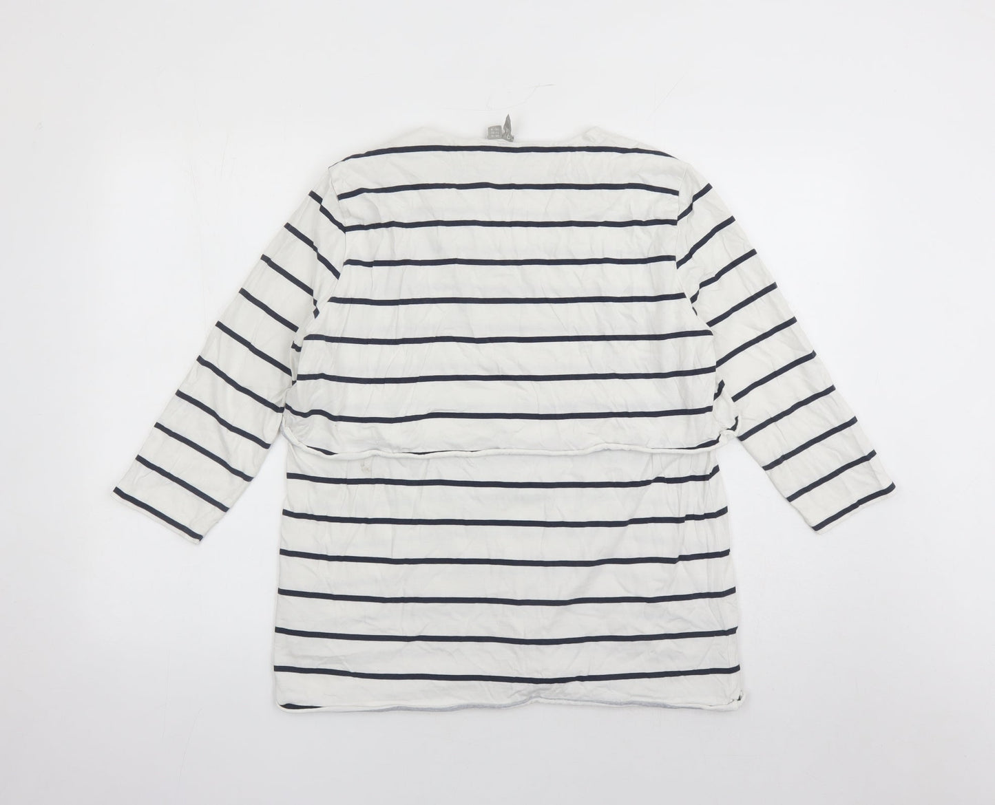 Womens UK Size 12 ASOS White Basic T-Shirt