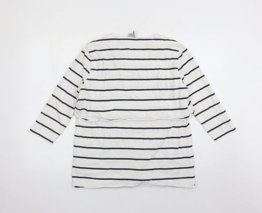 Womens UK Size 12 ASOS White Basic T-Shirt