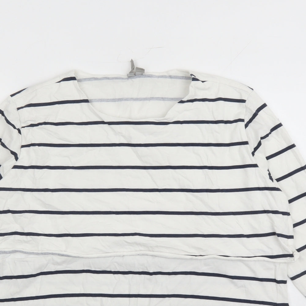Womens UK Size 12 ASOS White Basic T-Shirt