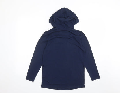 DFNd Boys Blue Cotton Pullover Hoodie Size 11-12 Years Pullover - England Football Defend