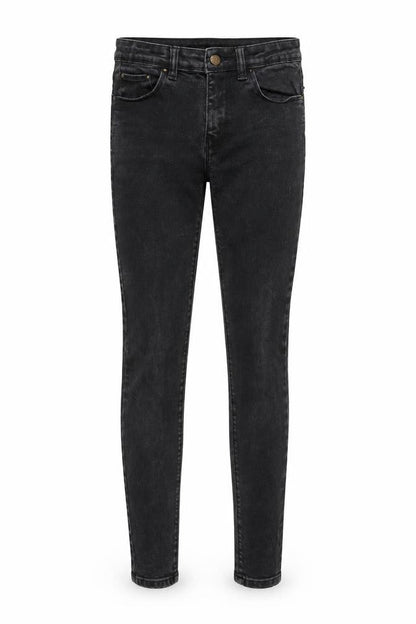 Womens UK Size 10 Denim & Co. Regular Fit Skinny Black Jeans
