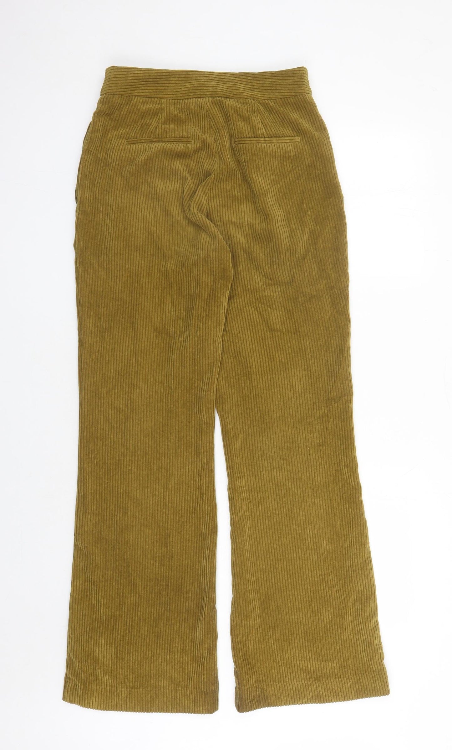 Womens UK Size XS Zara Regular Fit  Brown Trousers