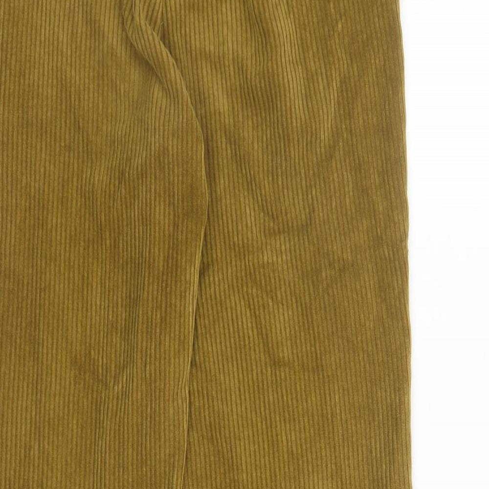 Womens UK Size XS Zara Regular Fit  Brown Trousers