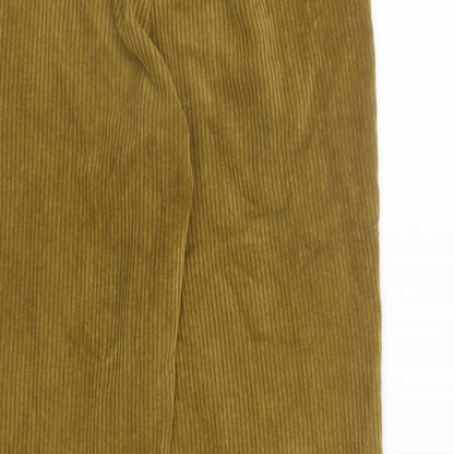 Womens UK Size XS Zara Regular Fit  Brown Trousers