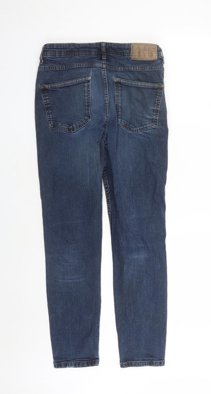 Denim & Co. Mens Blue Cotton Straight Jeans Size 30 in L27 in Regular Button - Pockets